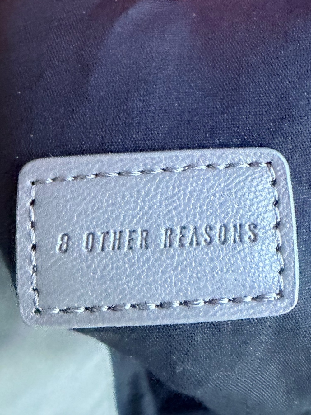 8 Other Reasons Gray Soft Fabric shoulder bag - Picture 3 of 3